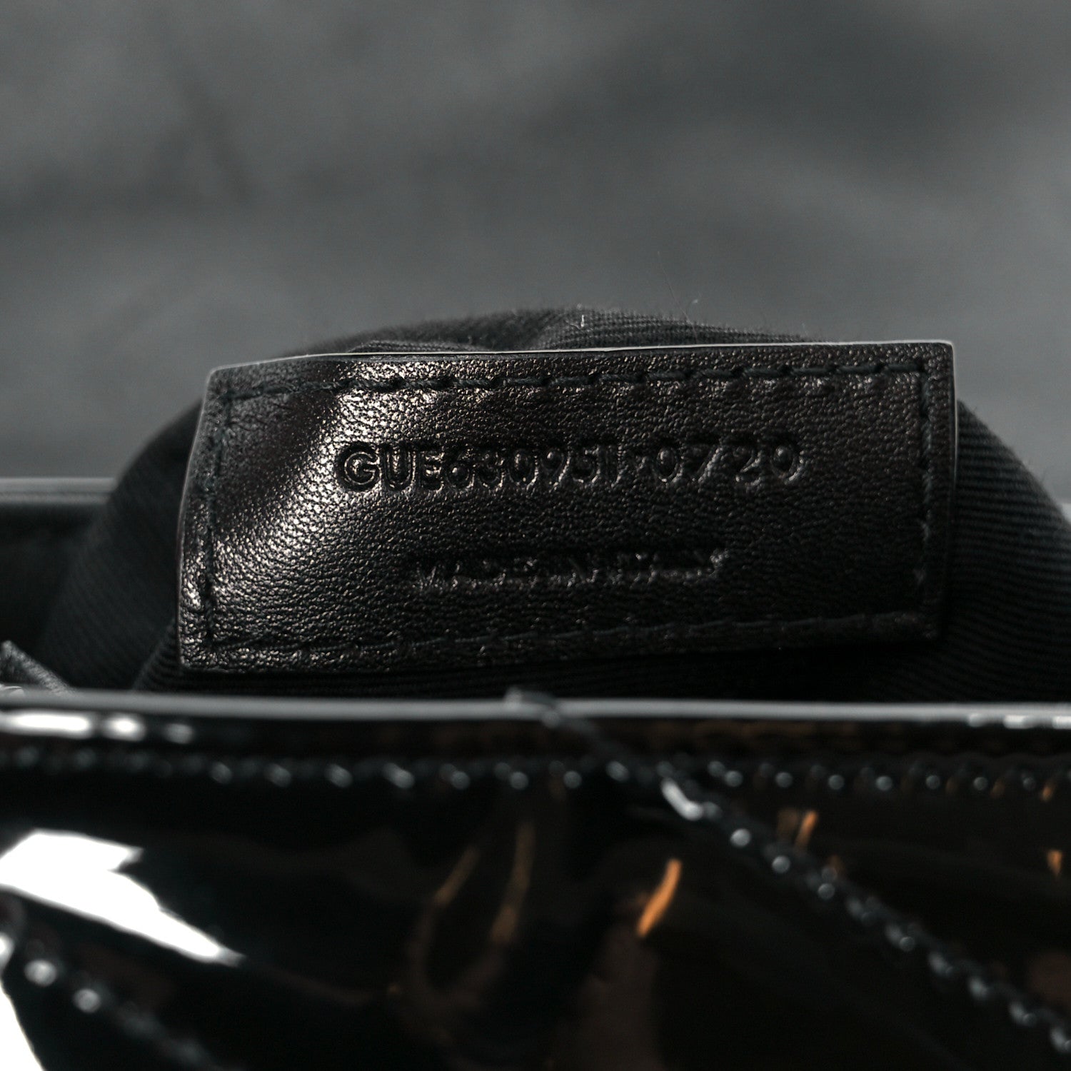 Saint Laurent Patent Y Quilted Monogram Toy Loulou Crossbody Bag Black 8 of 11