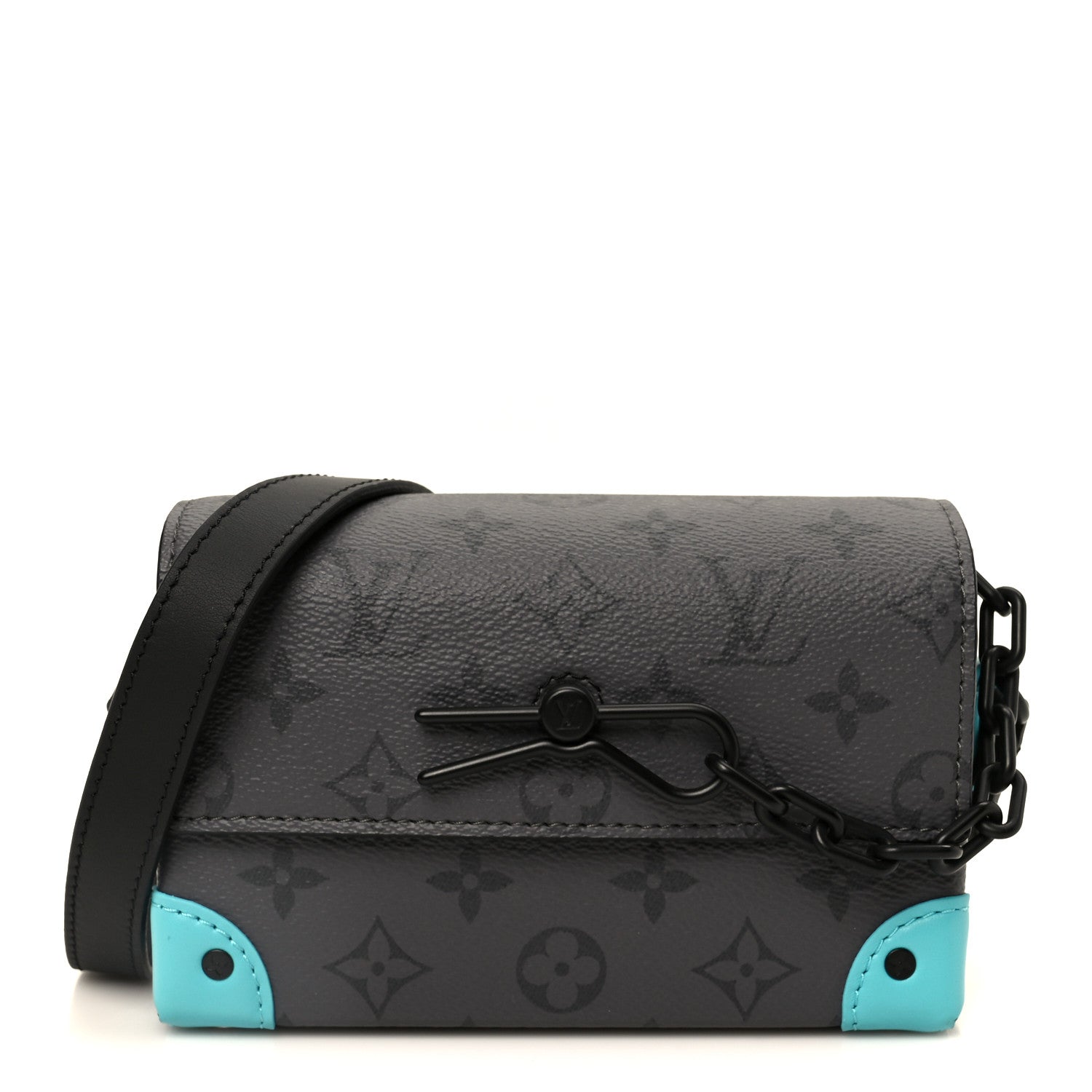 Louis Vuitton Reverse Monogram Eclipse Steamer Wearable Wallet Turquoise 1 of 9