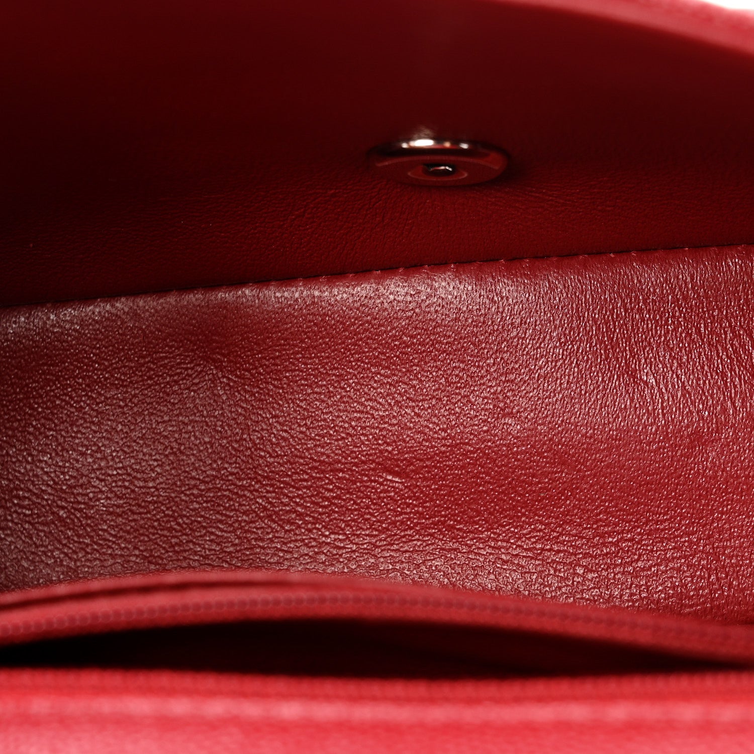 Chanel Caviar Quilted Mini Rectangular Flap Dark Red 5 of 11