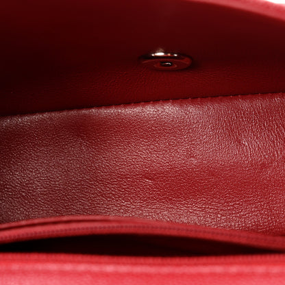 Chanel Caviar Quilted Mini Rectangular Flap Dark Red 5 of 11