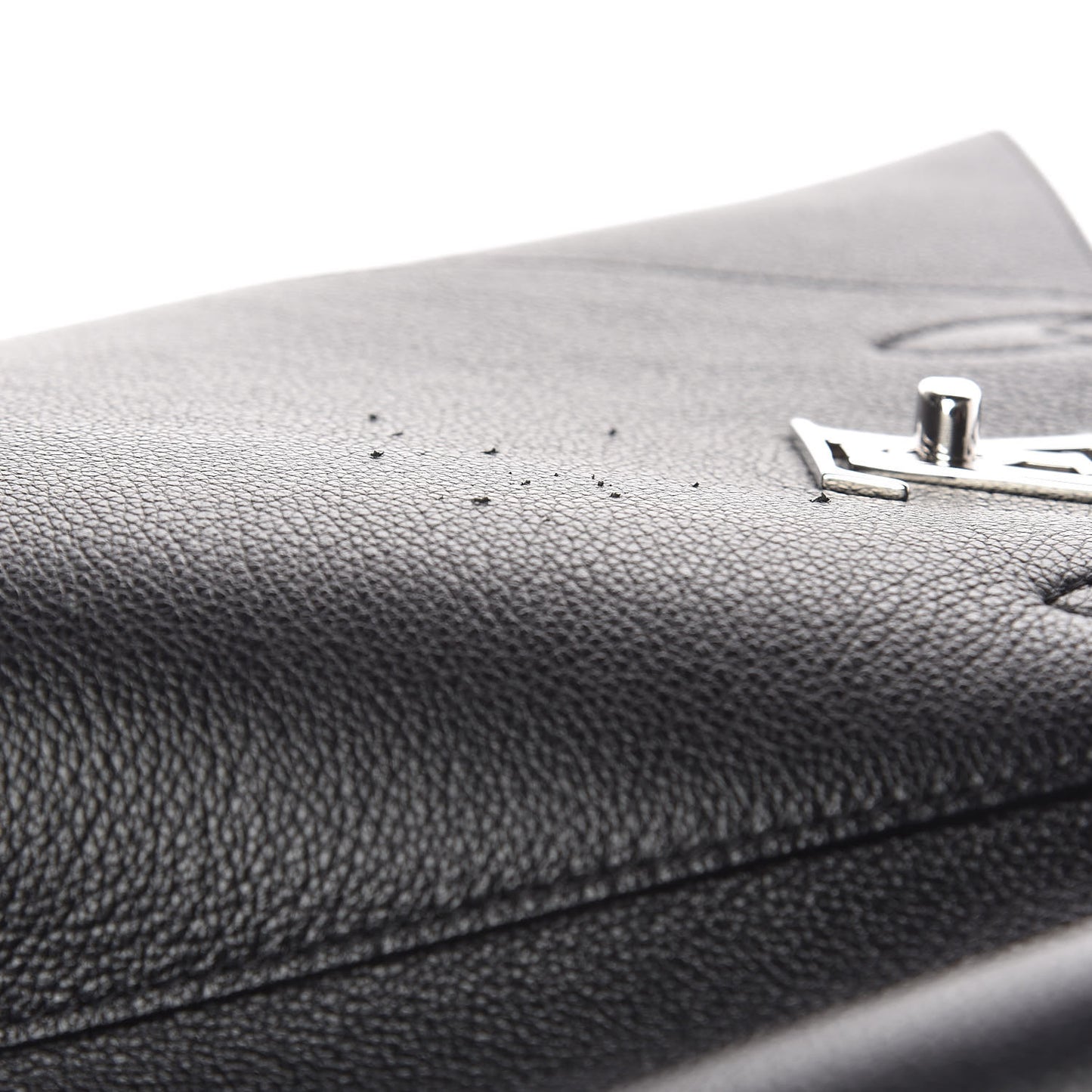 Calfskin Lockme Cabas Black