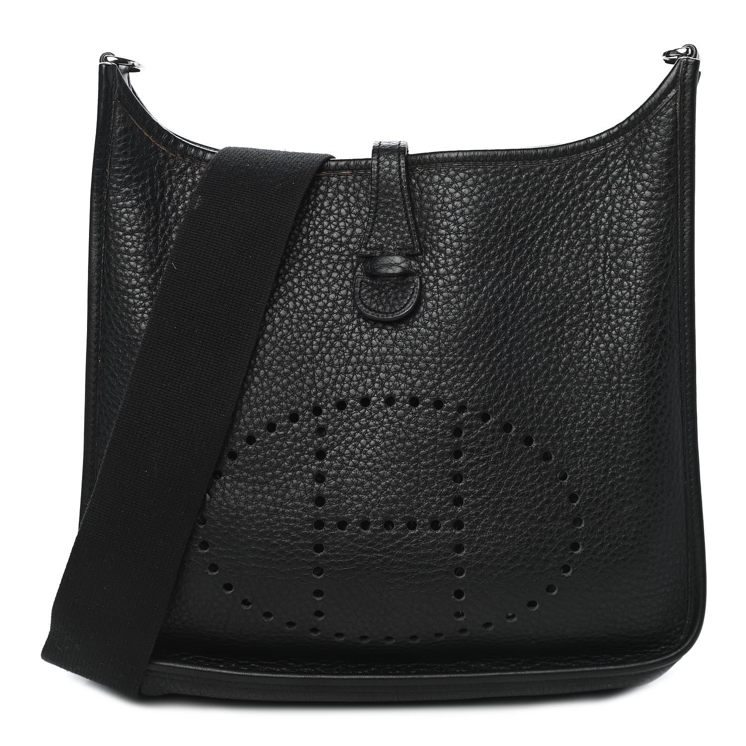 Hermes Taurillon Clemence Evelyne II Black 1 of 8