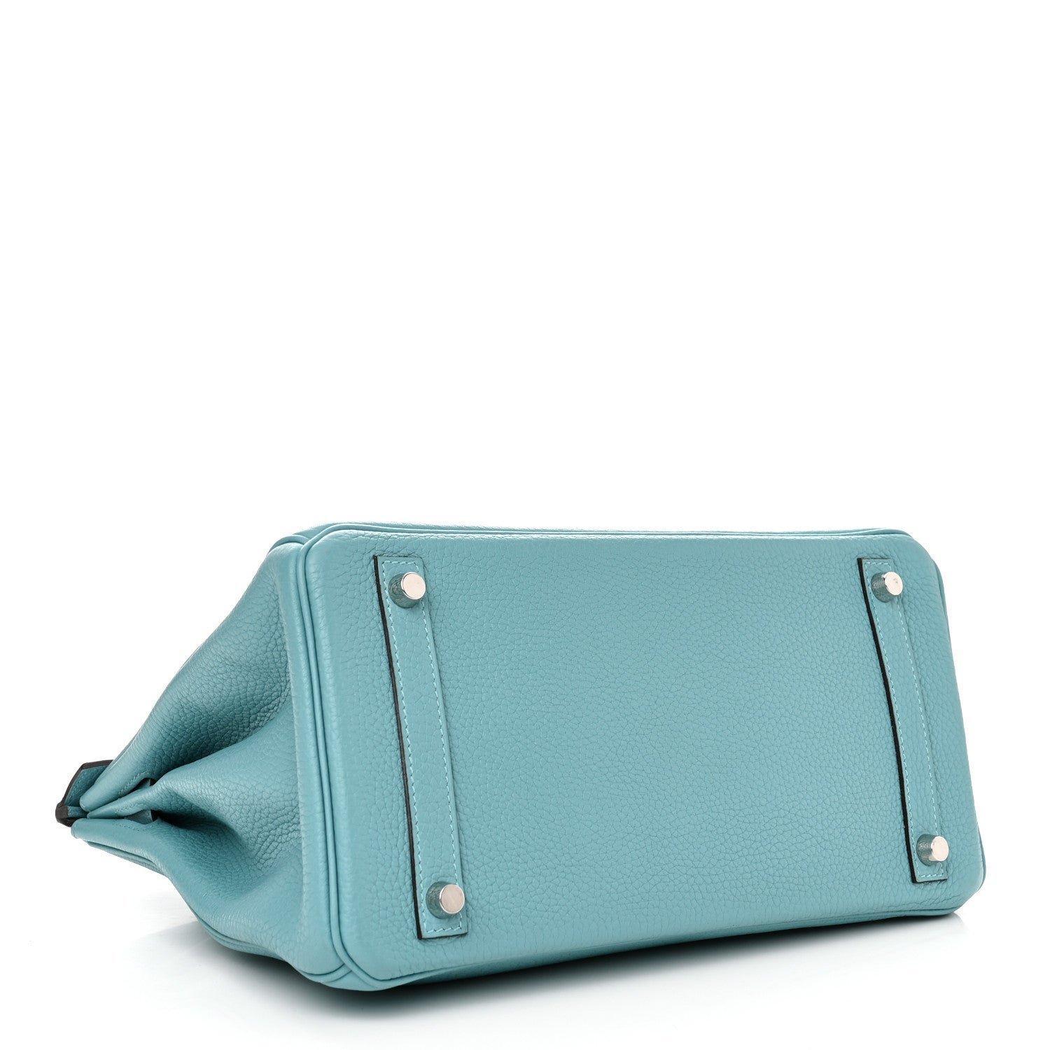 Hermes Taurillon Clemence Birkin 30 Bleu Saint Cyr 4 of 14