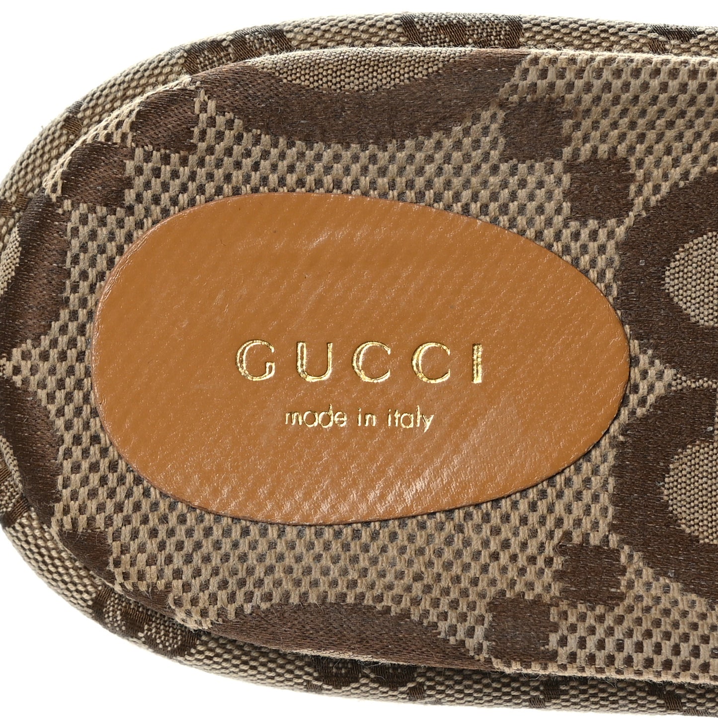 Monogram Maxi GG Angelina Platform 55mm Slide Sandals 41 Camel Ebony