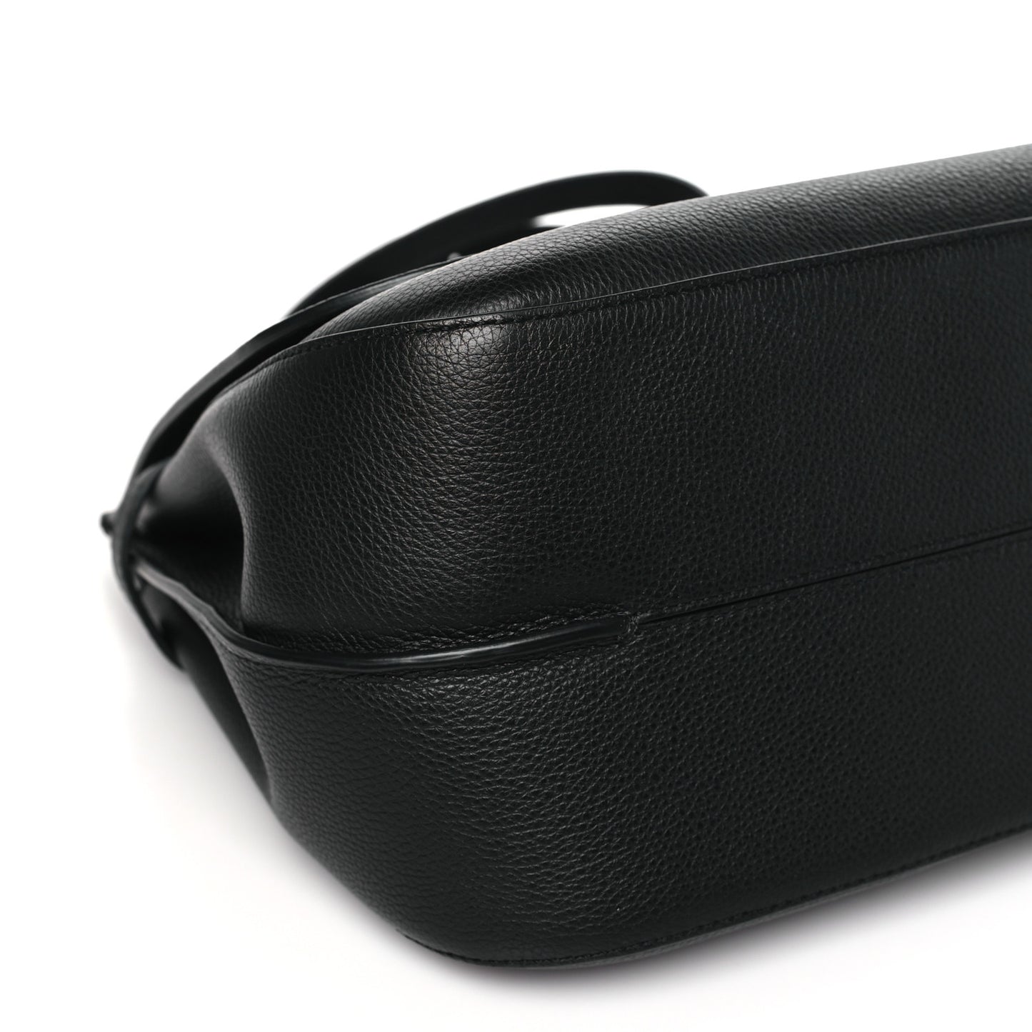Grain Calfskin Amberley Satchel Black