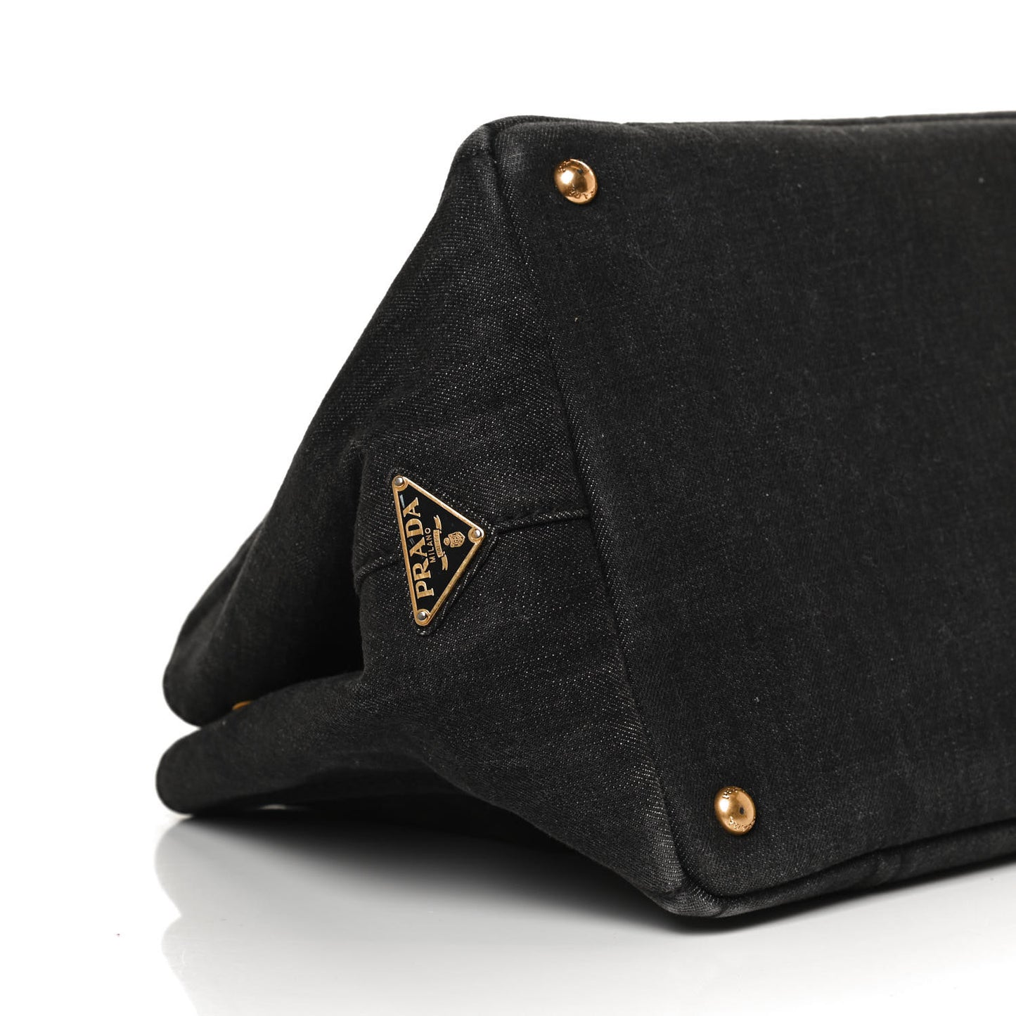 Denim Logo Tote Black