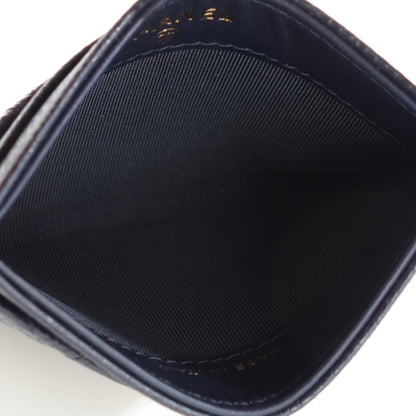 Chanel Caviar Quilted Card Holder Navy Blue 8 of 8