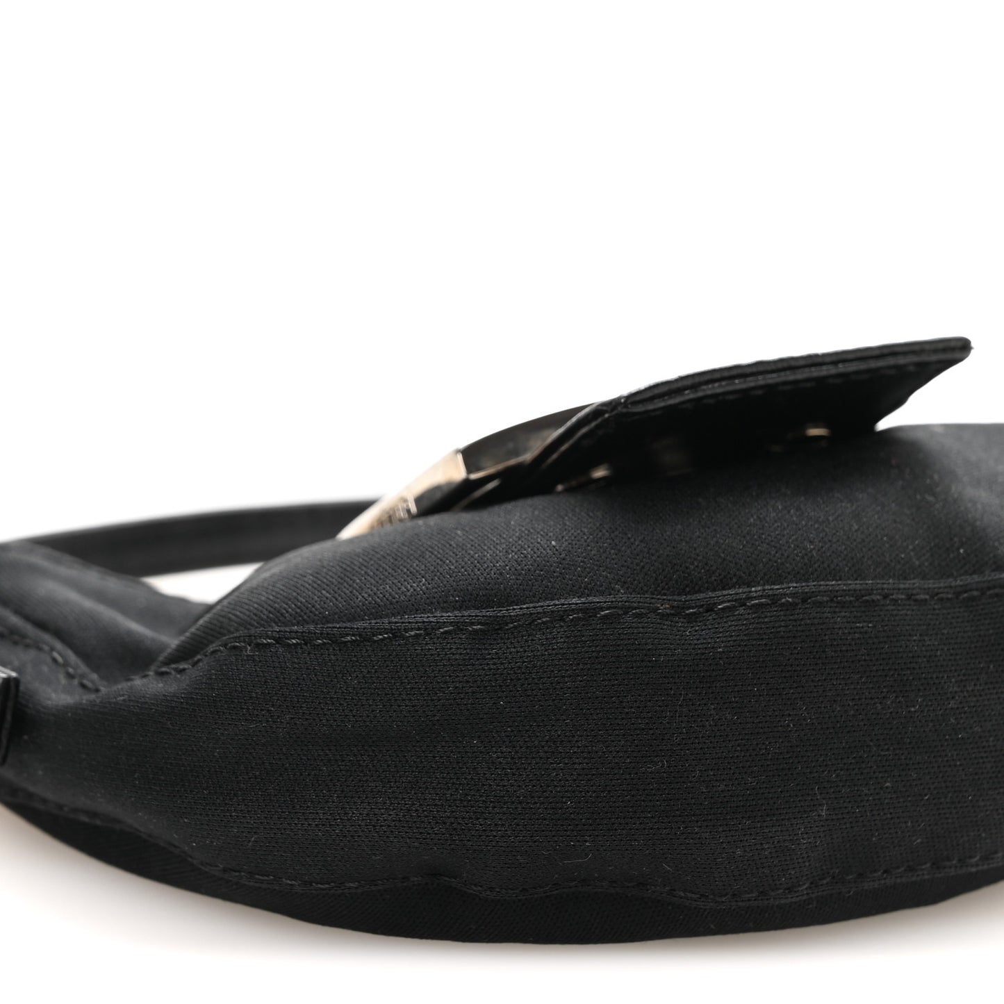 Neoprene Mini Half Moon Baguette  Black