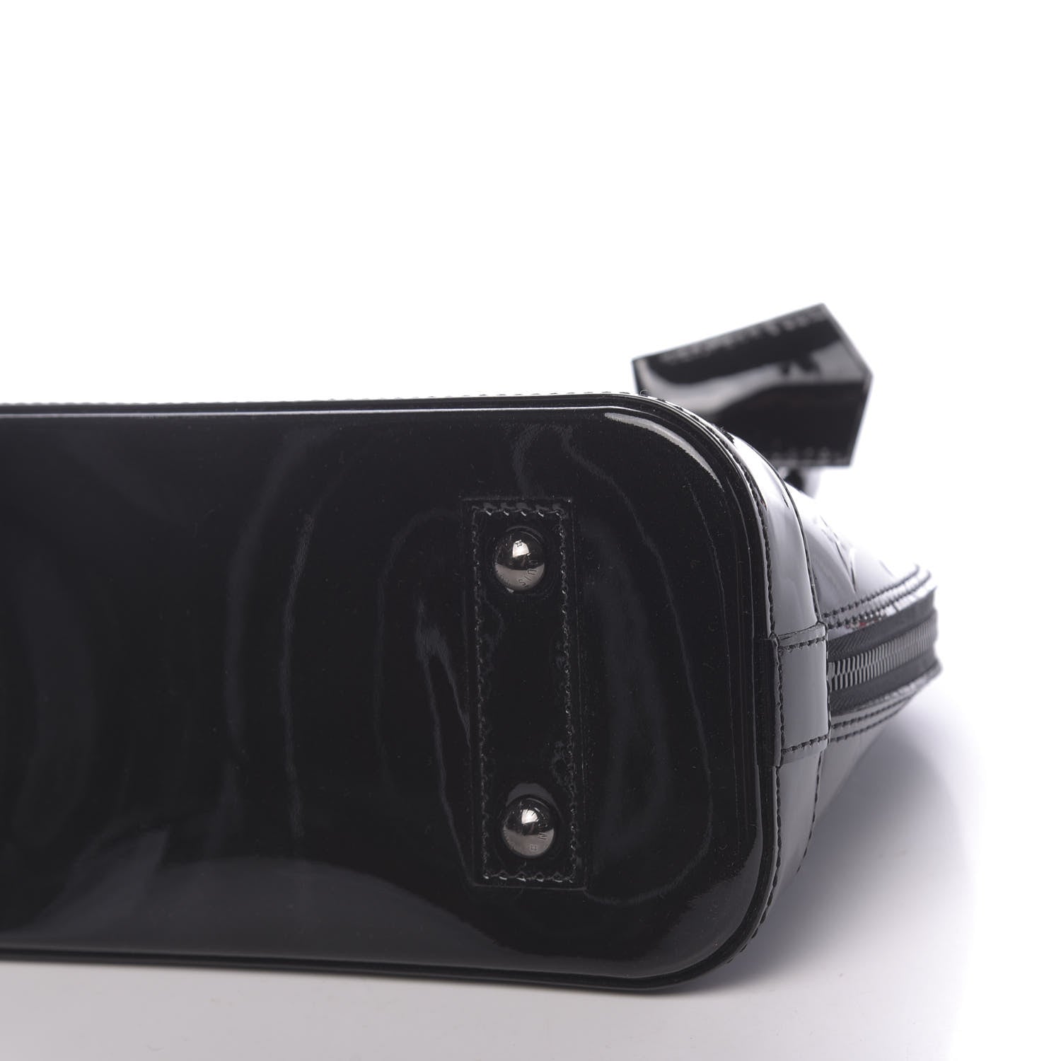 Louis Vuitton Vernis Alma BB Noir Magnetique 8 of 9