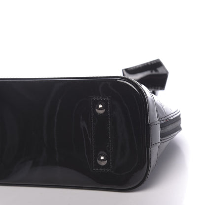 Louis Vuitton Vernis Alma BB Noir Magnetique 8 of 9