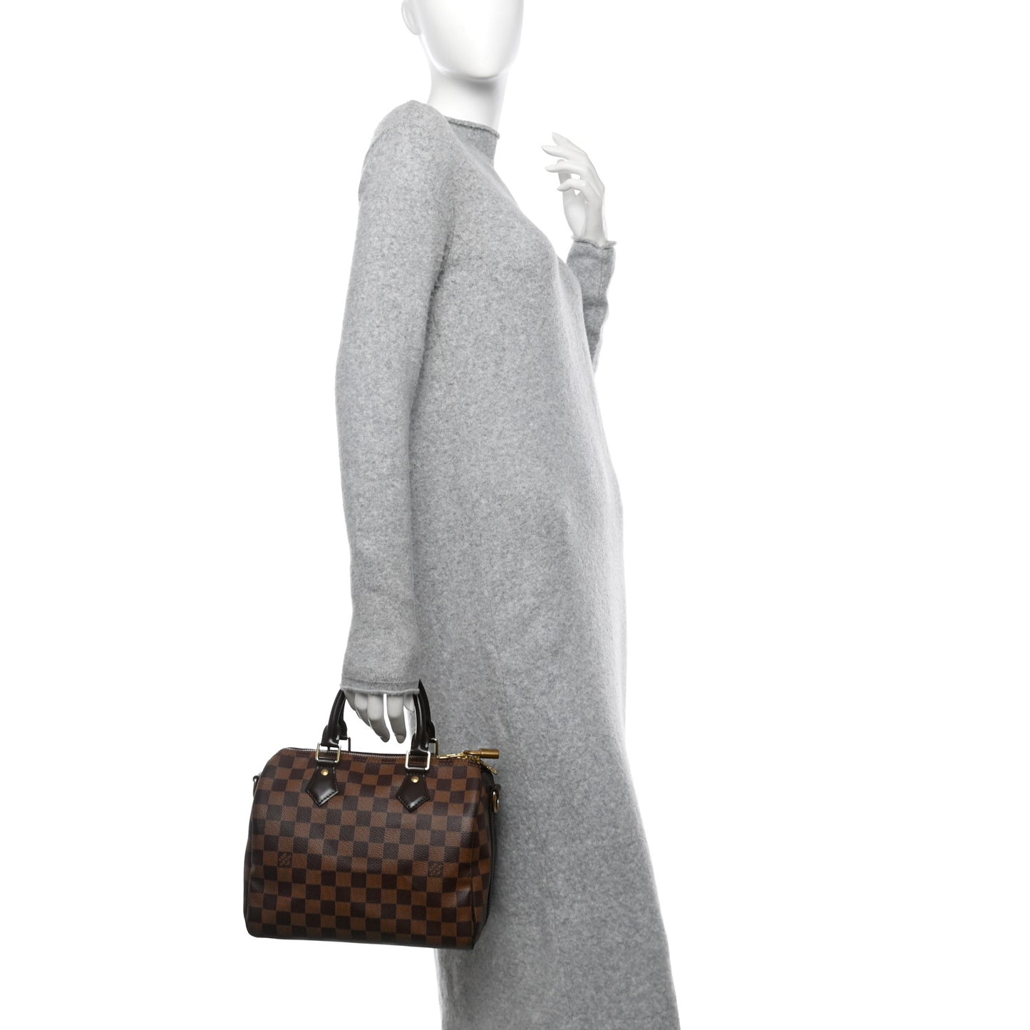 Damier Ebene Speedy Bandouliere 25