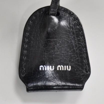 Miu Miu Leather Matelasse Coffer Tote Black 10 of 11