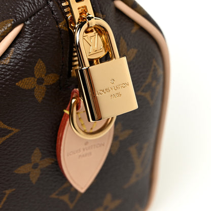 Louis Vuitton Monogram Speedy Bandouliere 20 Black 10 of 11
