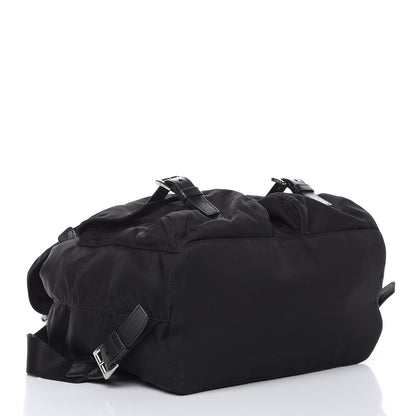 Prada Nylon Vela Saffiano Backpack Black 4 of 10