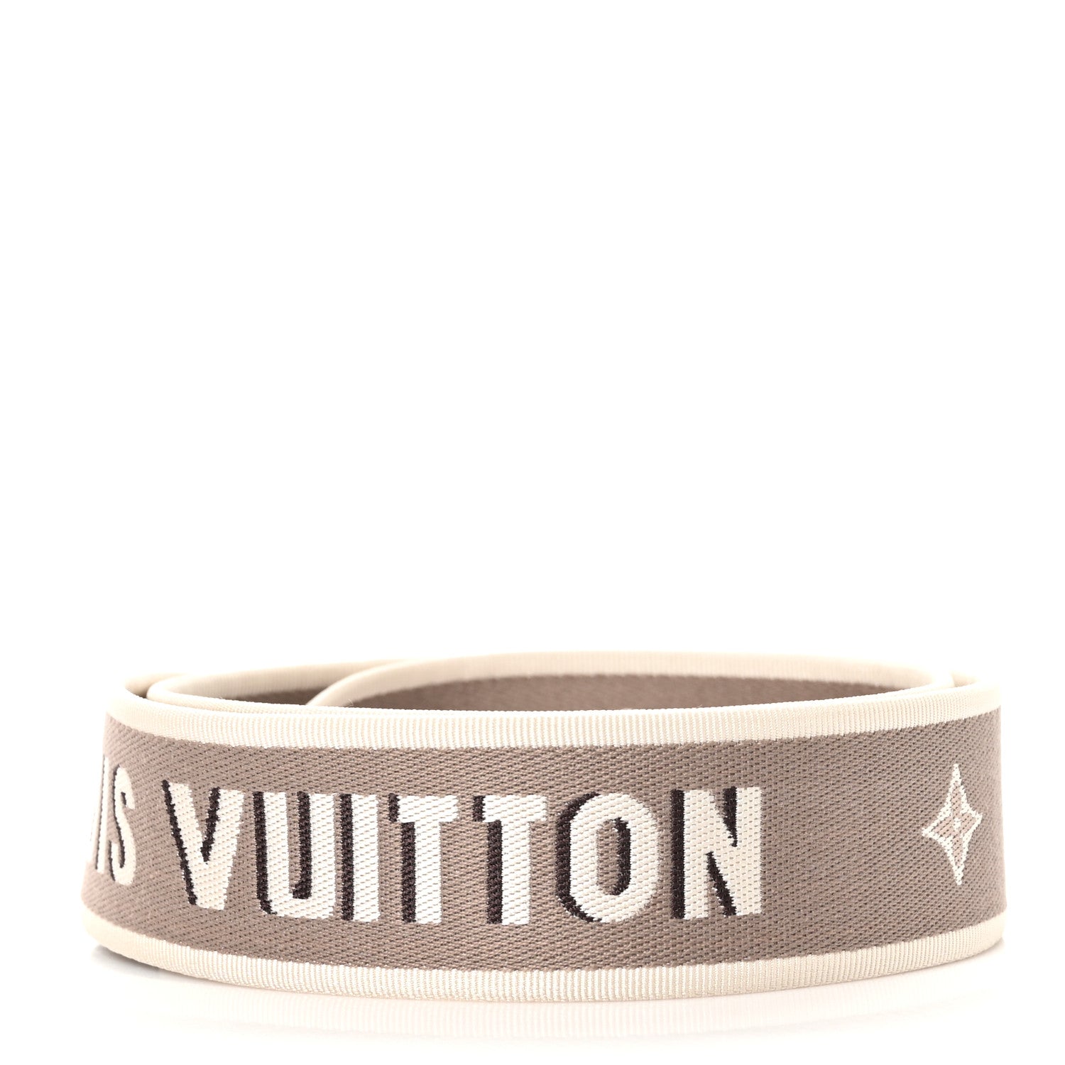 Louis Vuitton Jacquard Diane Shoulder Strap Tourterelle Creme 2 of 3