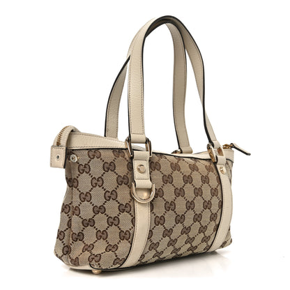 Gucci Monogram Small Abbey Tote Off White 3 of 10