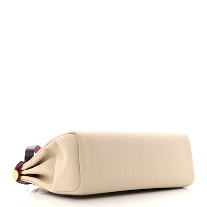 Hermes Military Toile Vache Hunter Herbag Zip Retourne 31 PM Beton Rouge Sellier 5 of 13