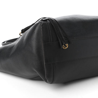 Chloe Smooth Calfskin Medium Milo Shopping Tote Black 6 of 11