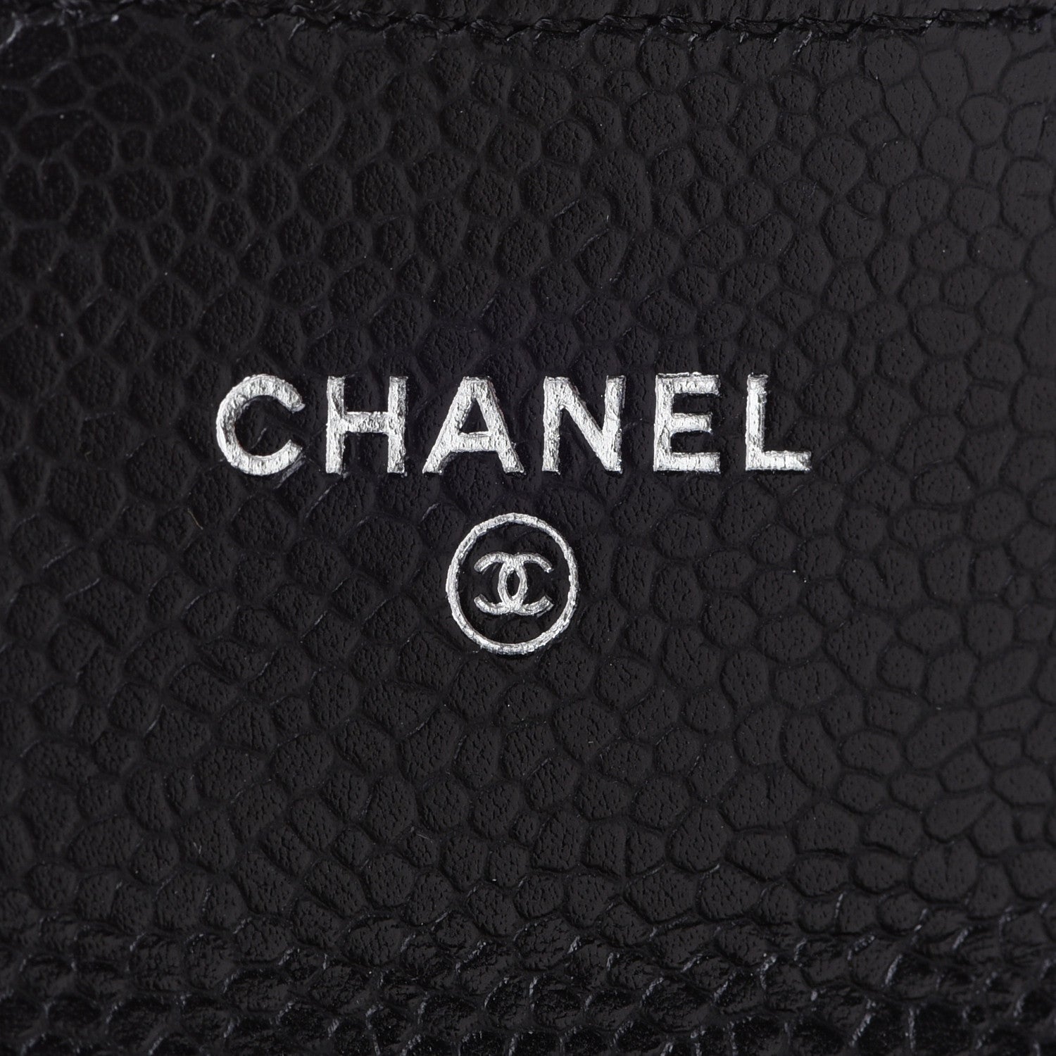 Chanel Caviar Quilted Flap Card Holder Wallet Black 6 of 9