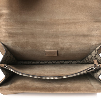 Gucci GG Supreme Monogram Embroidered Medium Dionysus Shoulder Bag Taupe 5 of 10