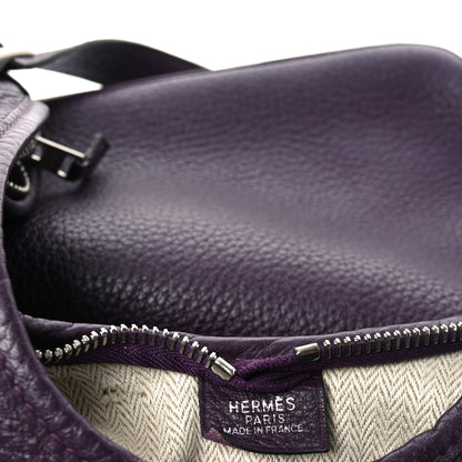 Hermes Taurillon Clemence Massai Cut 32 Raisin 6 of 9