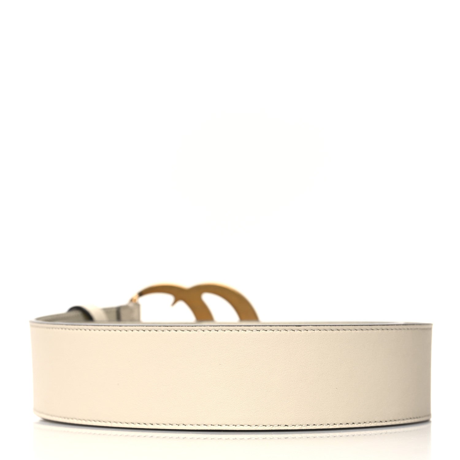 Gucci Calfskin Double G 40mm Belt 85 34 Mystic White 2 of 6