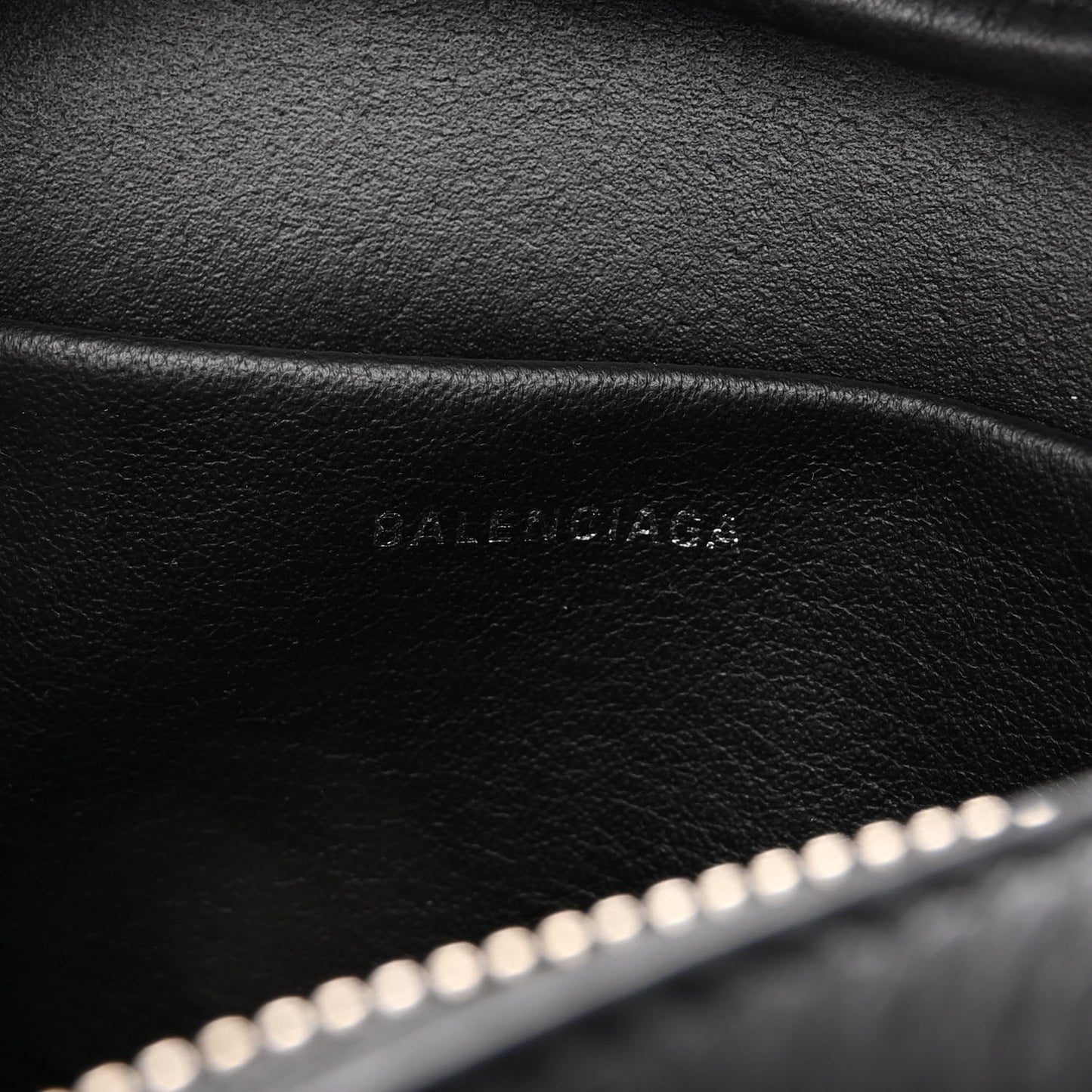 Calfskin Logo XS Everyday Camera Bag Black