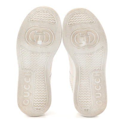Gucci Calfskin GG Tennis Embossed Perforated Womens Platform 55mm Sneakers 39 Great White 6 of 9