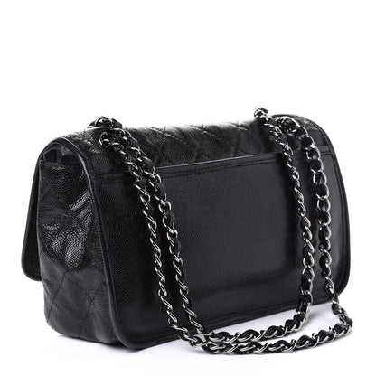 Chanel Grained Calfskin Medium Natural Beauty Flap Black 2 of 5