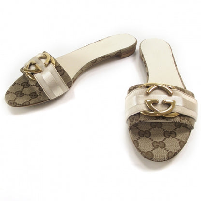 Gucci Monogram Slides 37.5 1 of 8