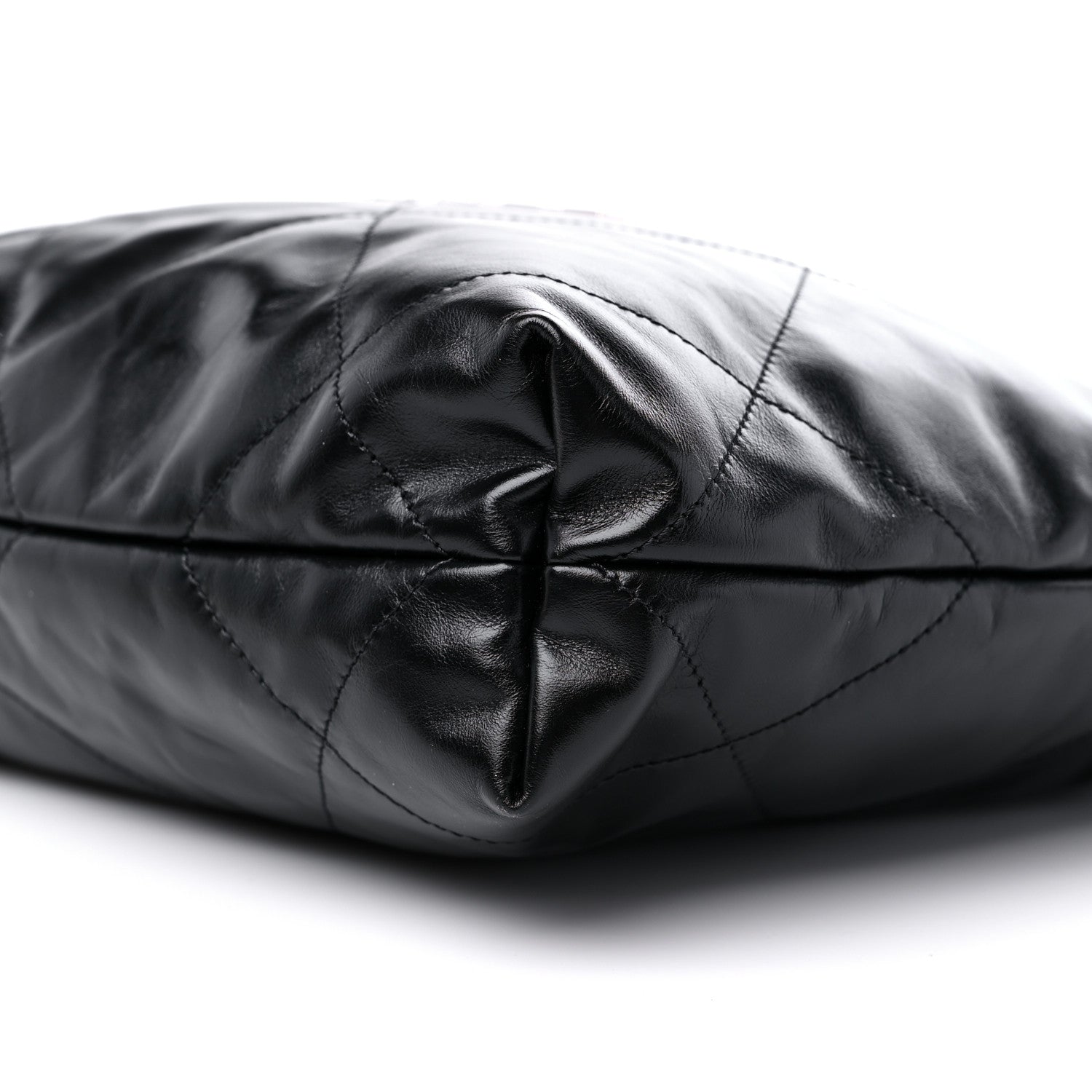 Chanel Shiny Calfskin Quilted Small Chanel 22 Black 10 of 10