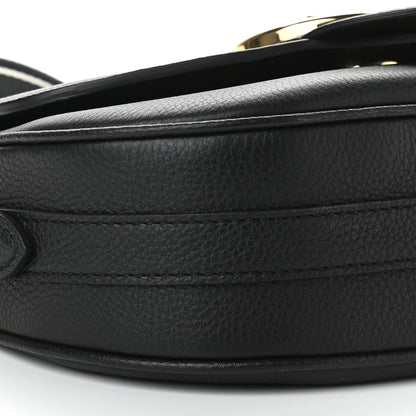 Louis Vuitton Grained Calfskin LV Pont 9 Soft PM Black 7 of 9