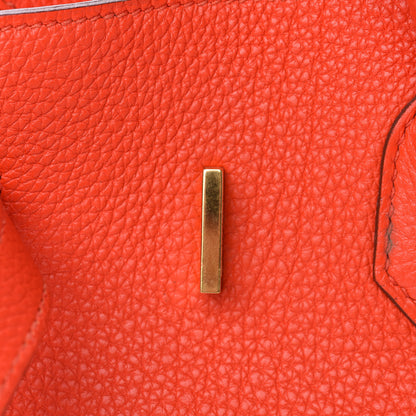 Hermes Togo Birkin 35 Capucine 17 of 21