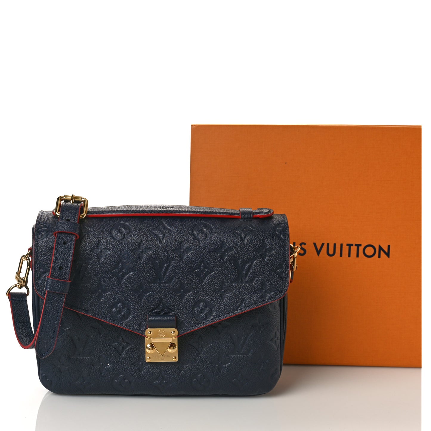 Empreinte Pochette Metis Marine Rouge