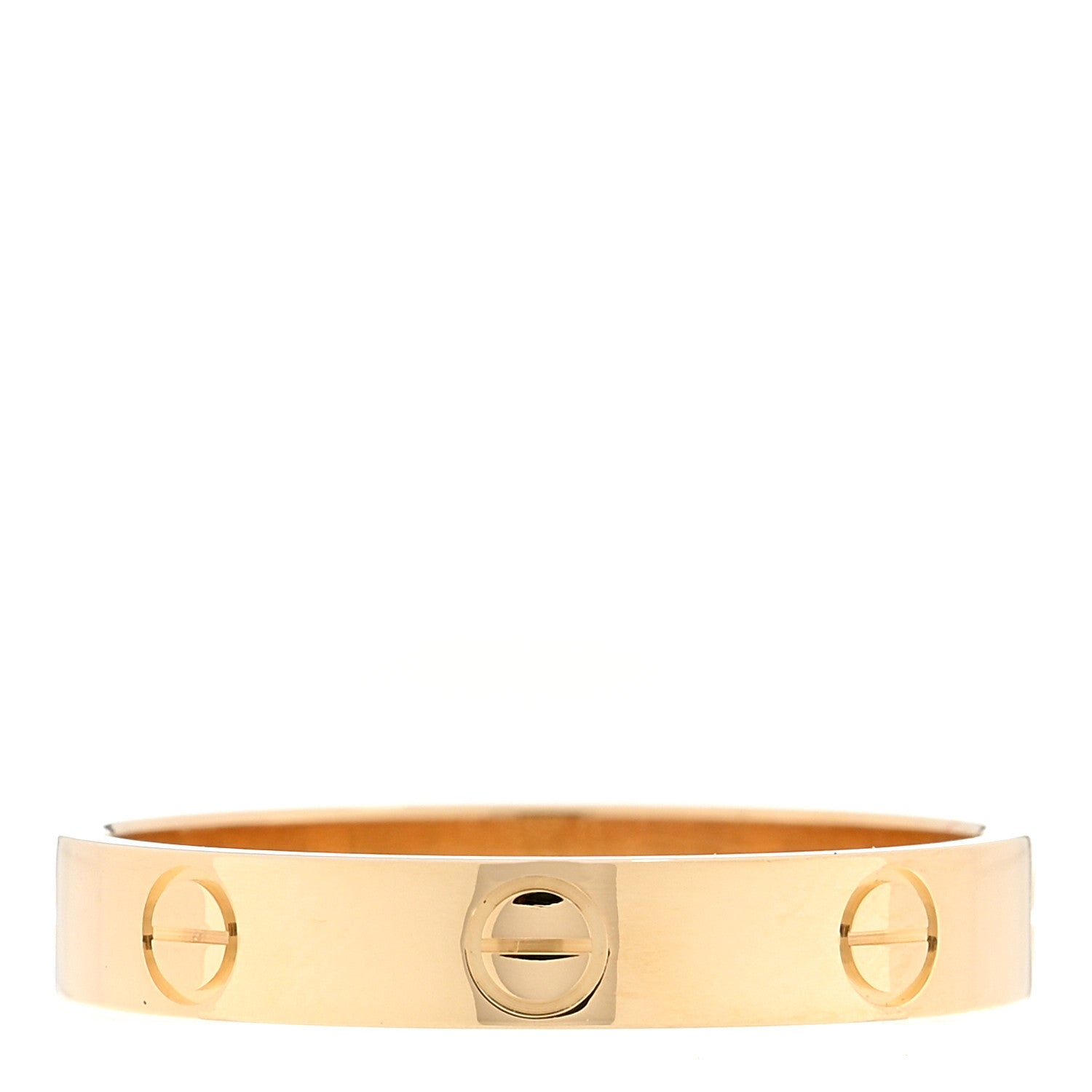 Cartier 18K Yellow Gold 3.5mm LOVE Wedding Band Ring 58 8.5 3 of 5