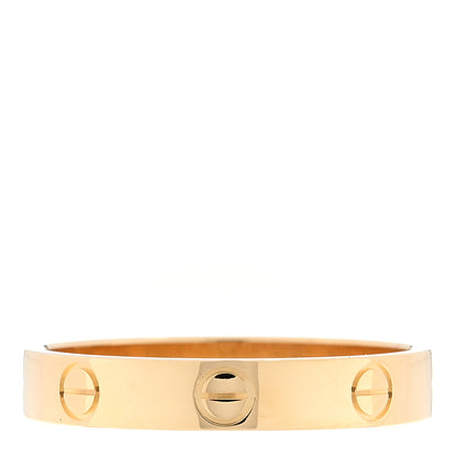 Cartier 18K Yellow Gold 3.5mm LOVE Wedding Band Ring 58 8.5 3 of 5