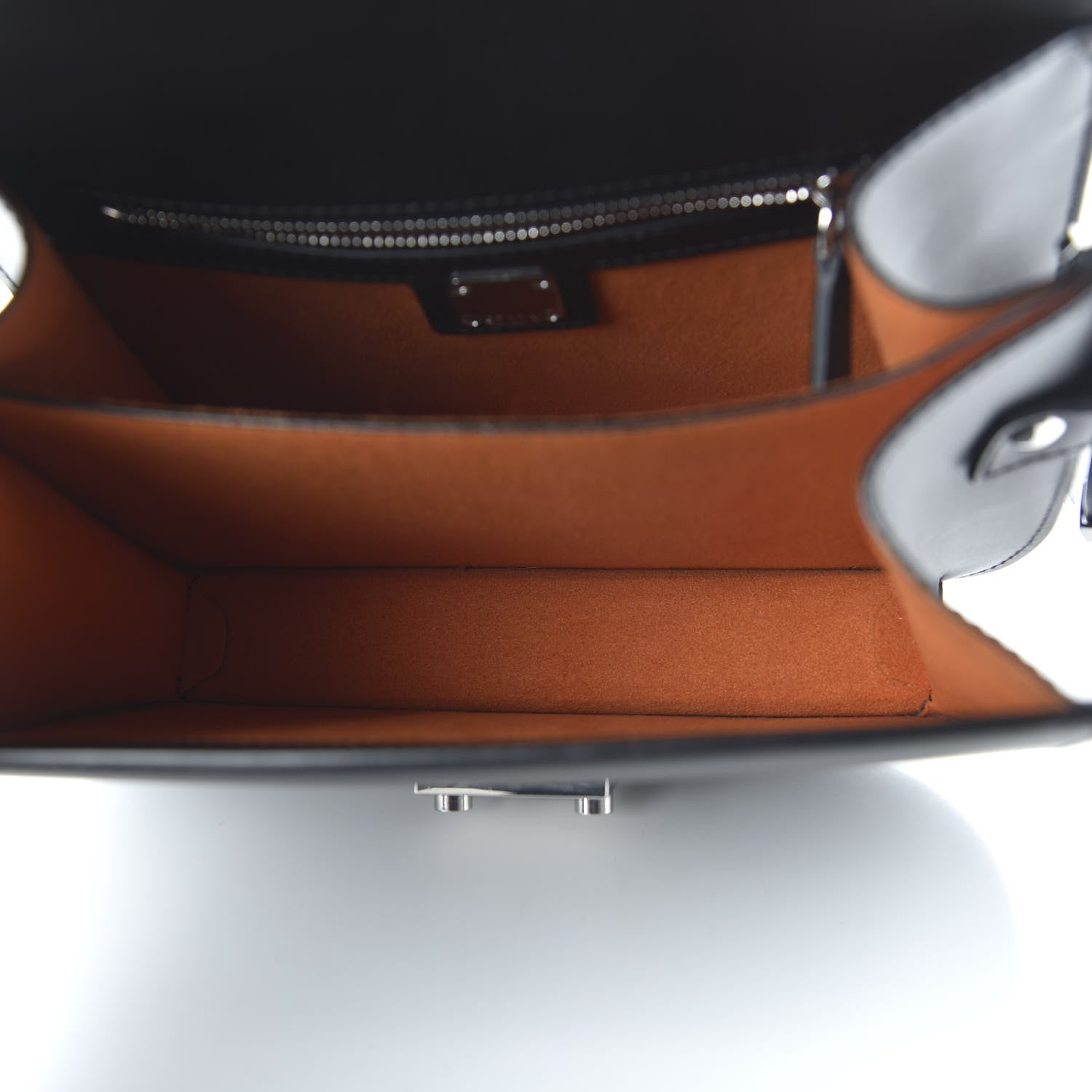 MCM Calfskin Small Patricia Crossbody Bag Black 5 of 9