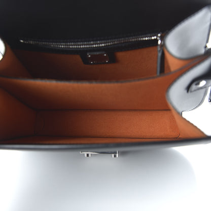 MCM Calfskin Small Patricia Crossbody Bag Black 5 of 9