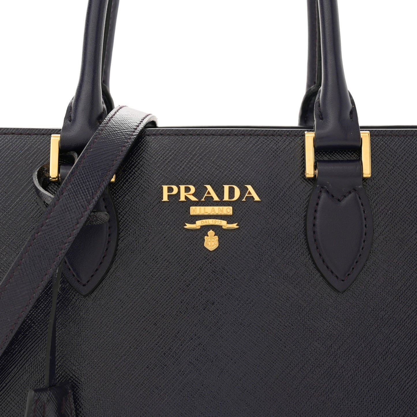 Saffiano Soft Calfskin Small Zippered Tote Baltico