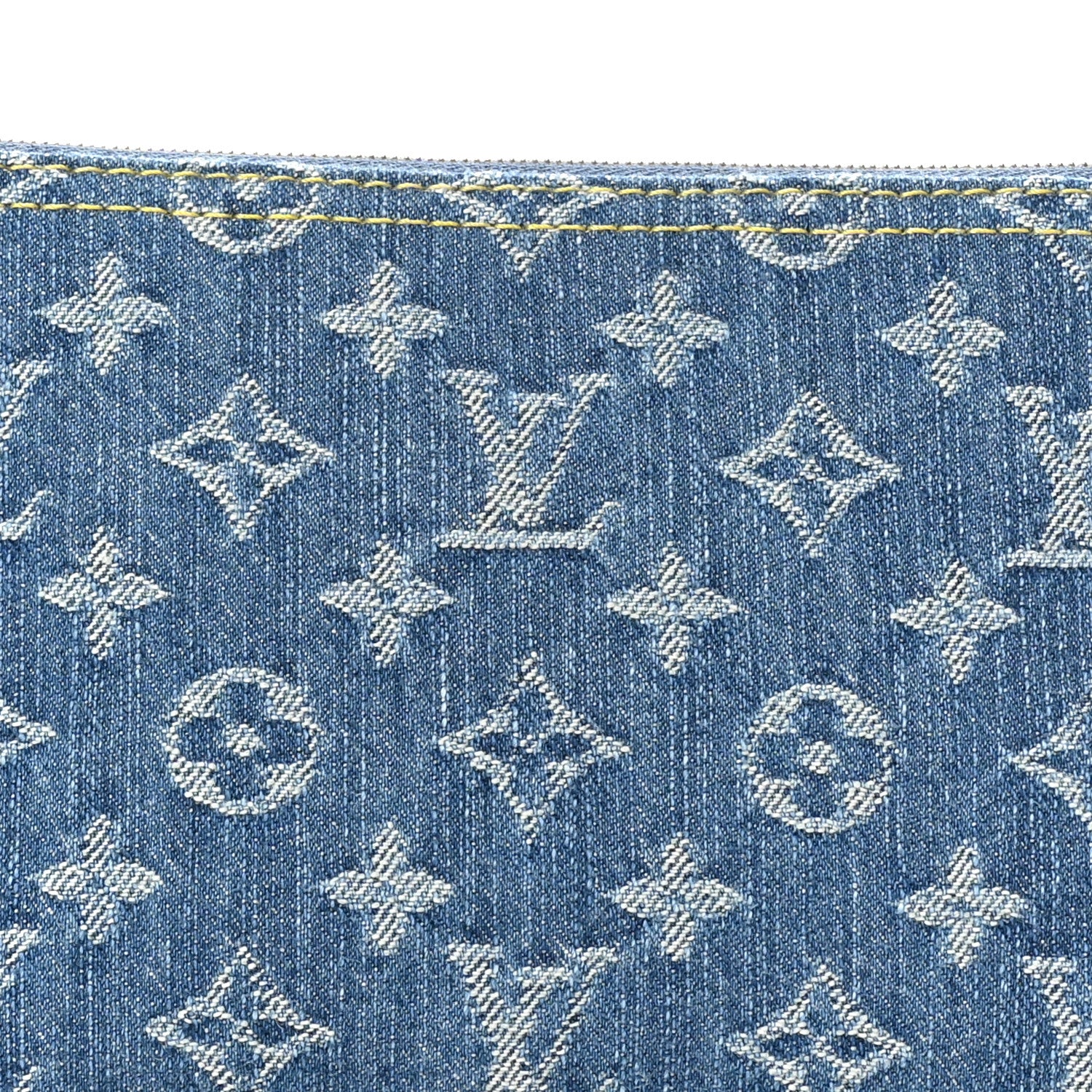 Louis Vuitton Denim Monogram Jacquard Neverfull MM GM Blue 7 of 7