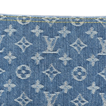 Louis Vuitton Denim Monogram Jacquard Neverfull MM GM Blue 7 of 7