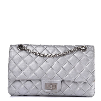 Chanel Metallic Calfskin 2.55 Reissue 225 Flap Silver 1 of 9
