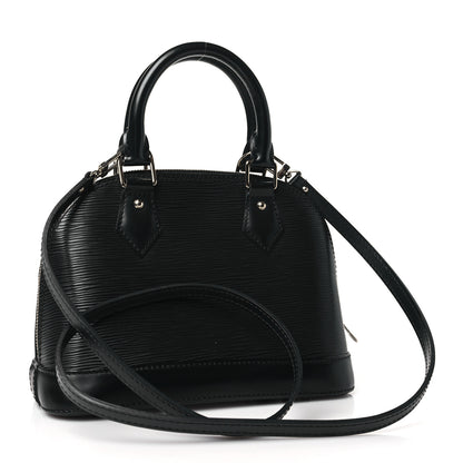 Louis Vuitton Epi Alma BB Black 3 of 9