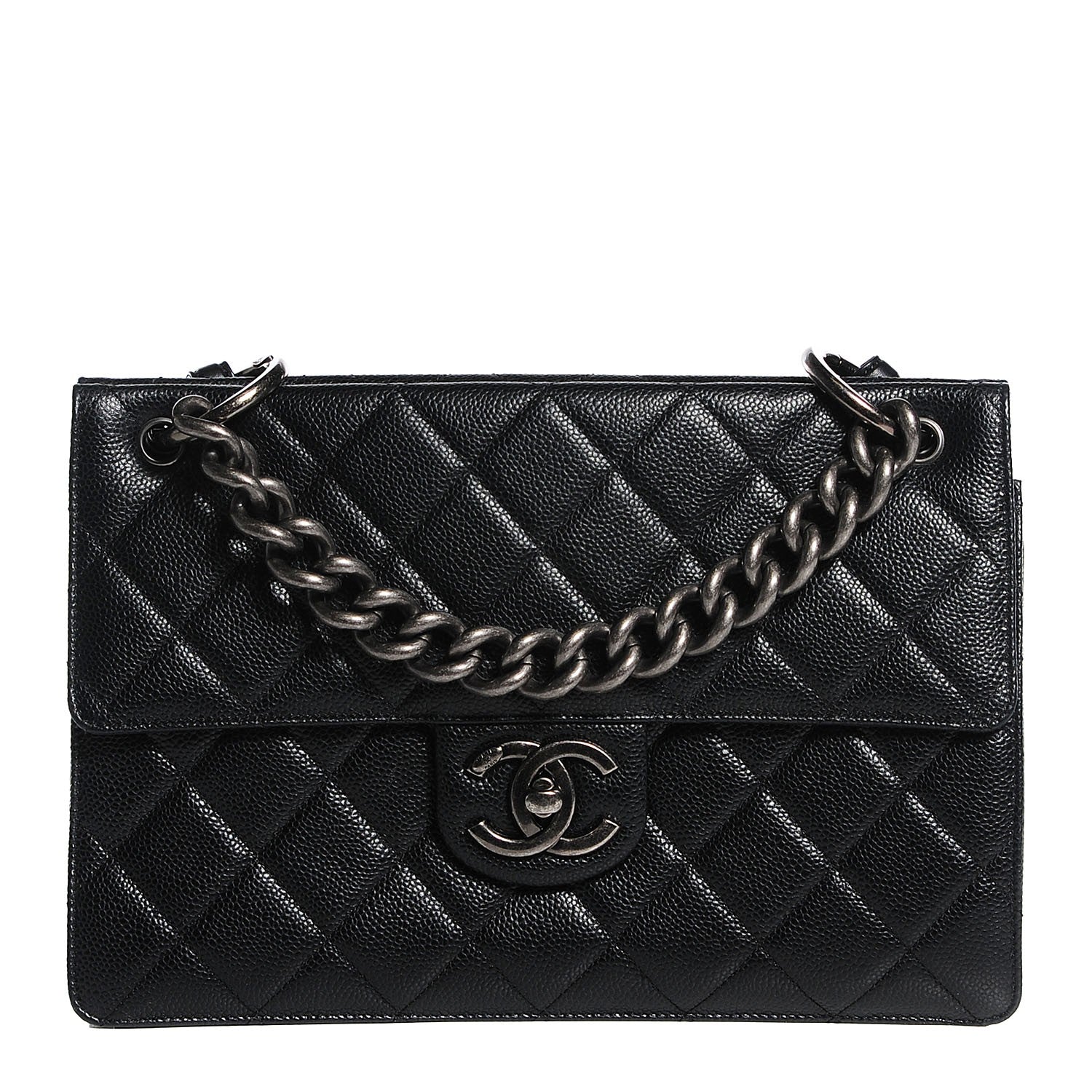 Chanel Caviar Quilted Large Retro Class Flap Black 1 of 9