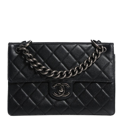 Chanel Caviar Quilted Large Retro Class Flap Black 1 of 9