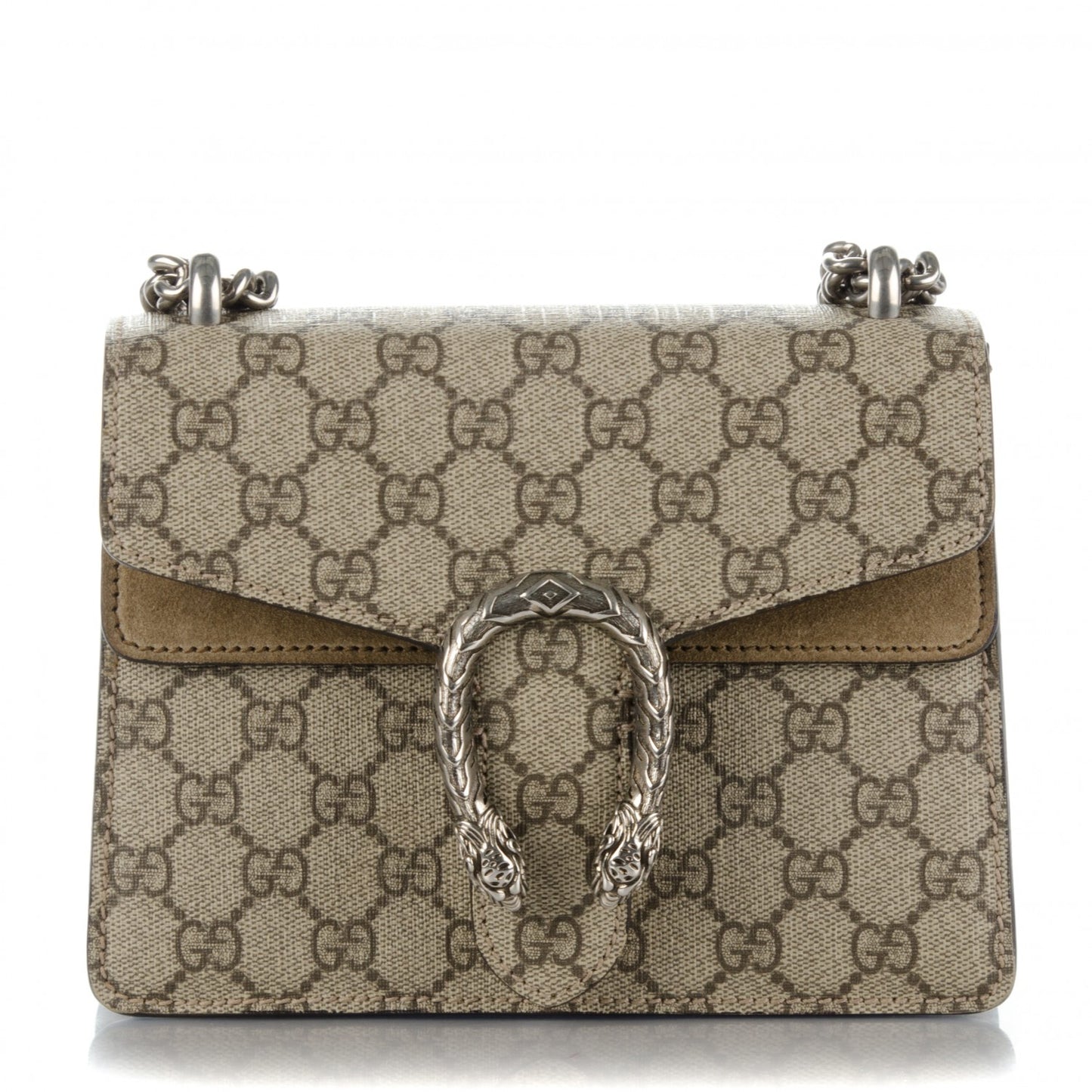 GG Supreme Monogram Mini Dionysus Shoulder Bag Taupe