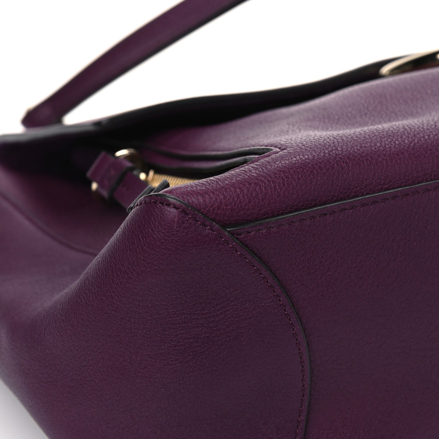 Calfskin Medium Faye Day Shoulder Bag Intense Violine