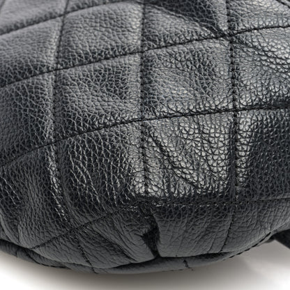 Chanel Grained Calfskin Quilted Waist Belt Bag Black 10 of 10