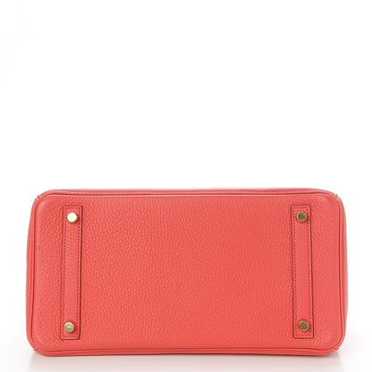 Hermes Taurillon Clemence Birkin 30 Bougainvillea 6 of 31
