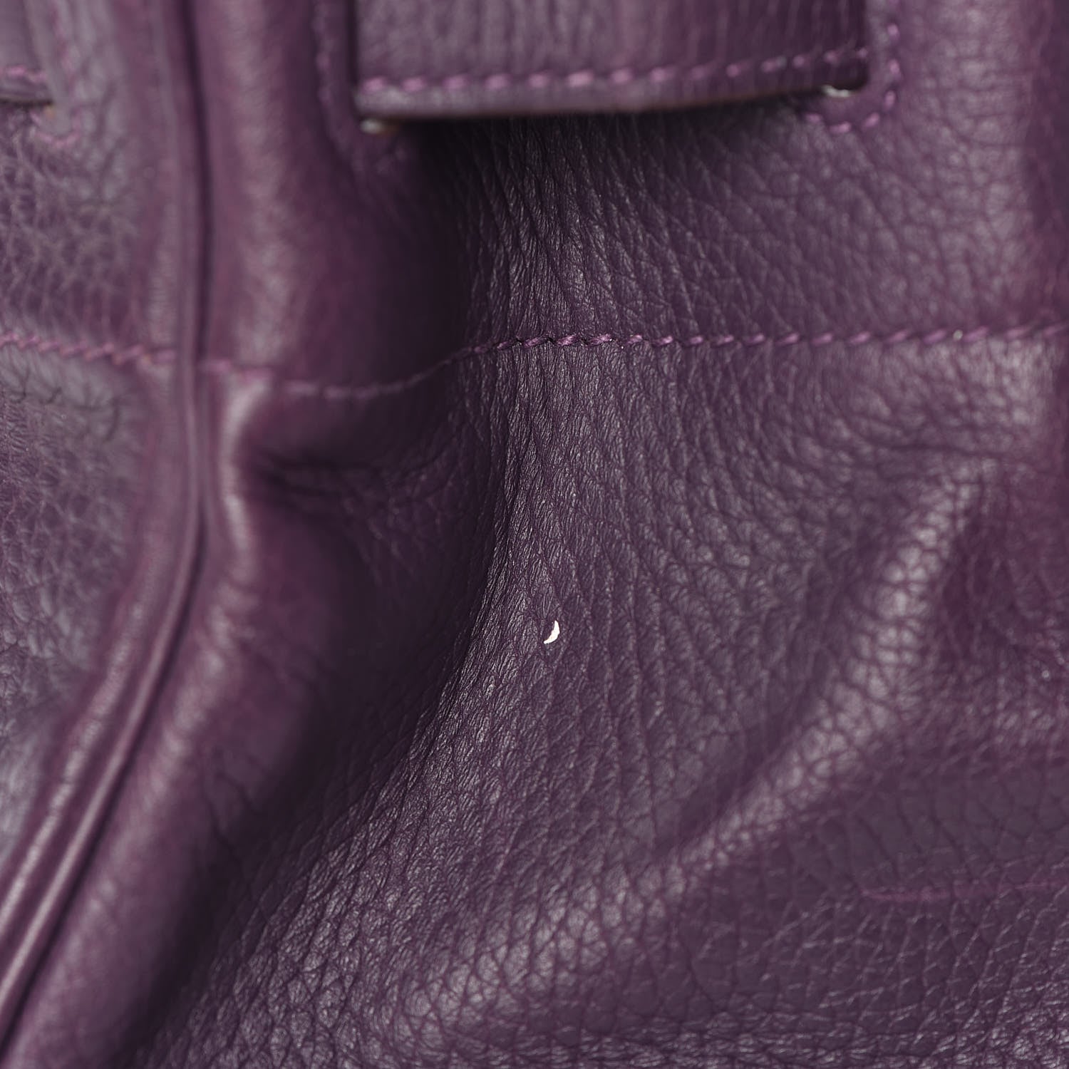 Hermes Taurillon Clemence JPG Birkin 42 Raisin 56 of 56